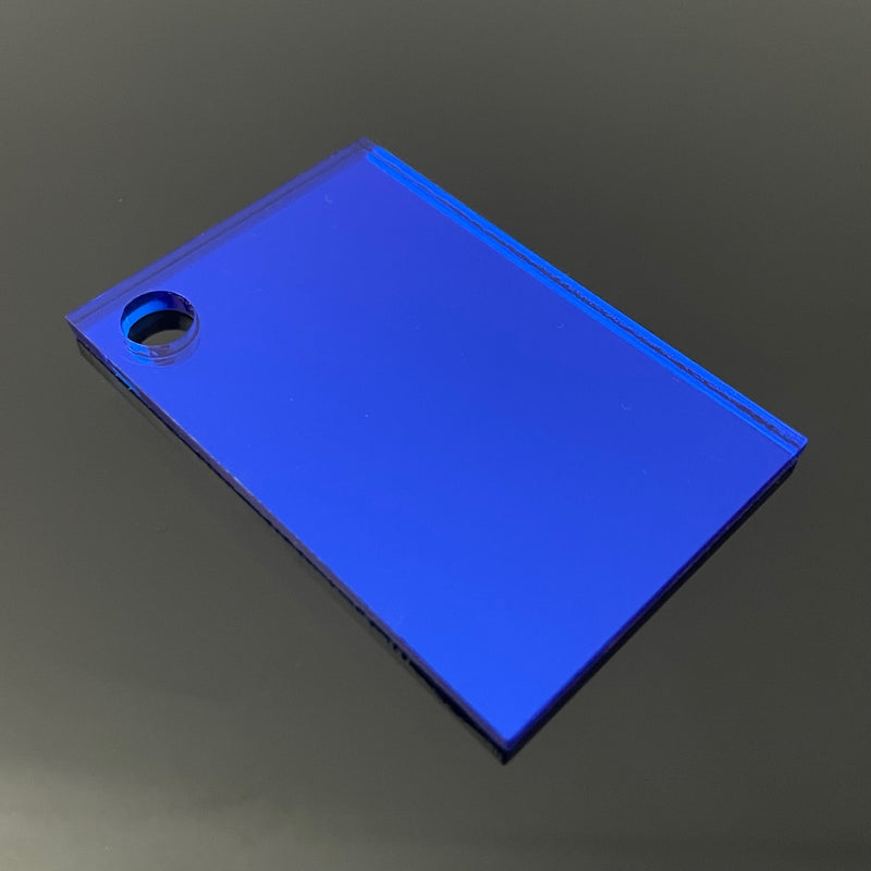 3mm Blue Mirror Acrylic Sheet | A5 - A1 Sizes | Perspex | Sheet