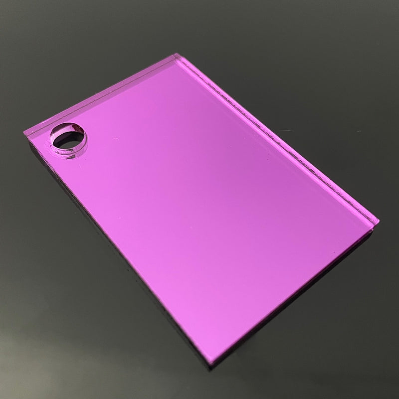 3mm Fuchsia Mirror Acrylic Sheet | A5 - A1 Sizes | Perspex | Sheet