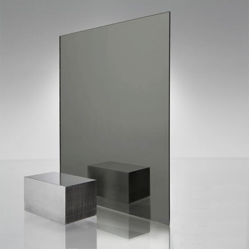 A3 Gun Metal Grey Coloured Mirror Acrylic Sheet | 420mm x 297mm x 3mm | Perspex | Panel | Plexiglass