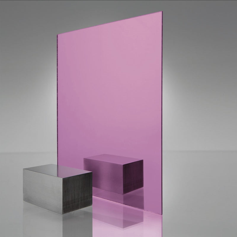 A3 Pink Coloured Mirror Acrylic Sheet | 420mm x 297mm x 3mm | Perspex | Panel | Plexiglass