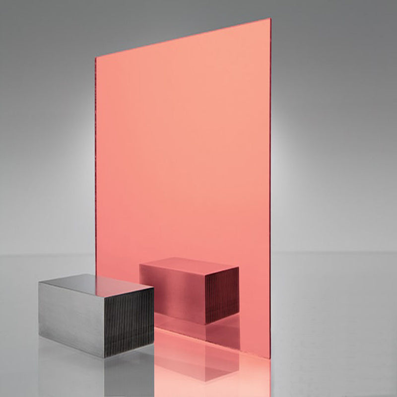 A3 Rose Gold Coloured Mirror Acrylic Sheet | 420mm x 297mm x 3mm | Perspex | Panel | Plexiglass