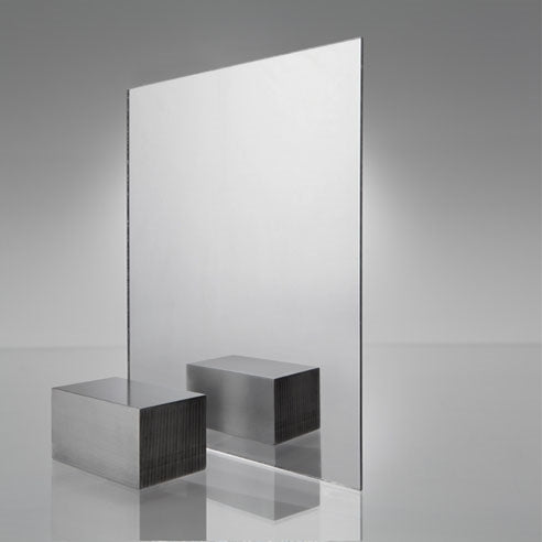 A5 Silver Coloured Mirror Acrylic Sheet | 210mm x 148mm x 3mm | Perspex | Panel | Plexiglass