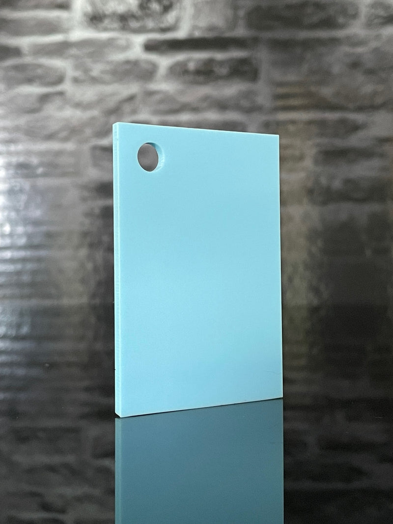 3mm Pastel Baby Blue Standard Acrylic Sheet | A5 - A1 Sizes | Perspex | Panel