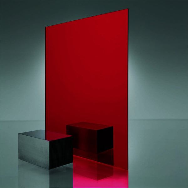 A3 Red Coloured Mirror Acrylic Sheet | 420mm x 297mm x 3mm | Perspex | Panel | Plexiglass