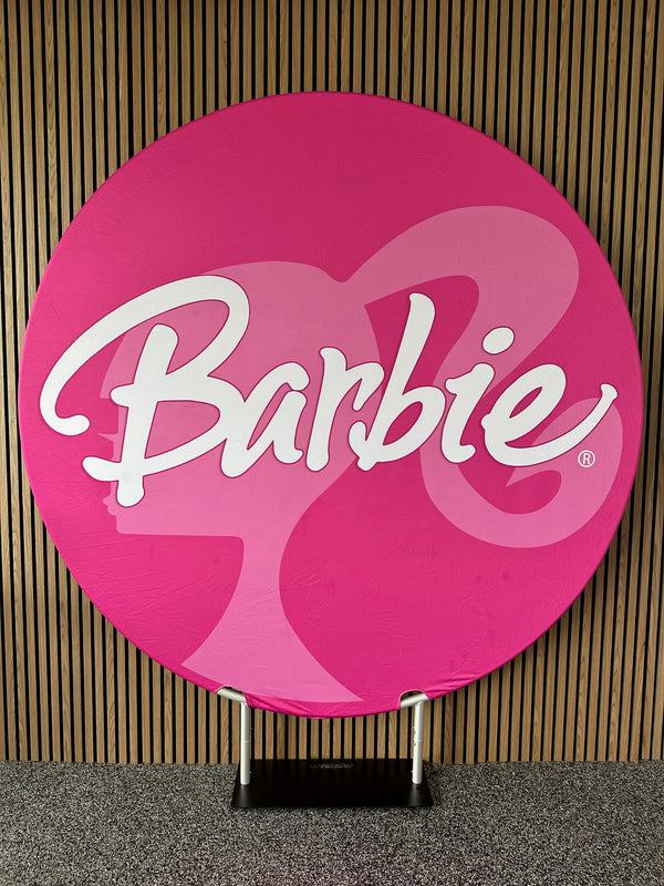 Barbie Party Backdrop (2m Diameter)