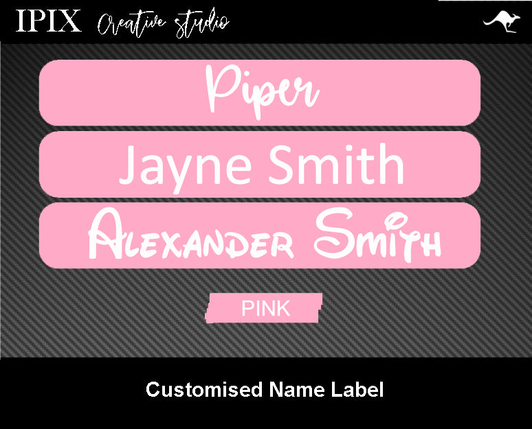 100 x Kids Pencil / Pen / Stationary Name Labels | 30mm x 7mm School | Personalised | Sticker