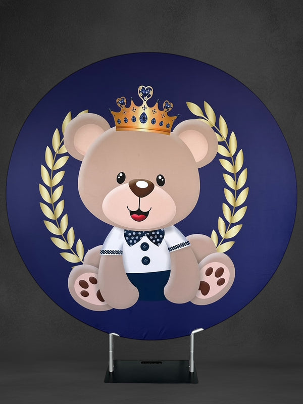 Baby Boy - Teddy Bear Backdrop (2m Diameter)