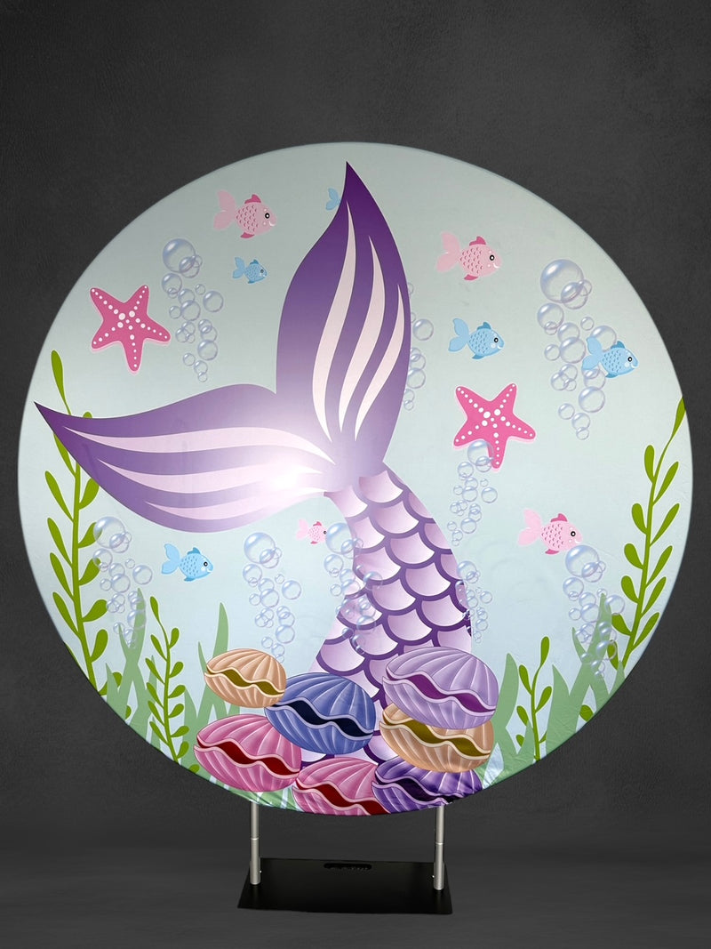 Mermaid Tail Party Backdrop (2m Diameter)