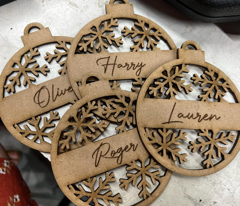 Personalised Christmas Tree Ornament / Bauble