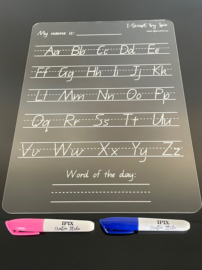 I-Scribe Learning Alphabet Trace Board