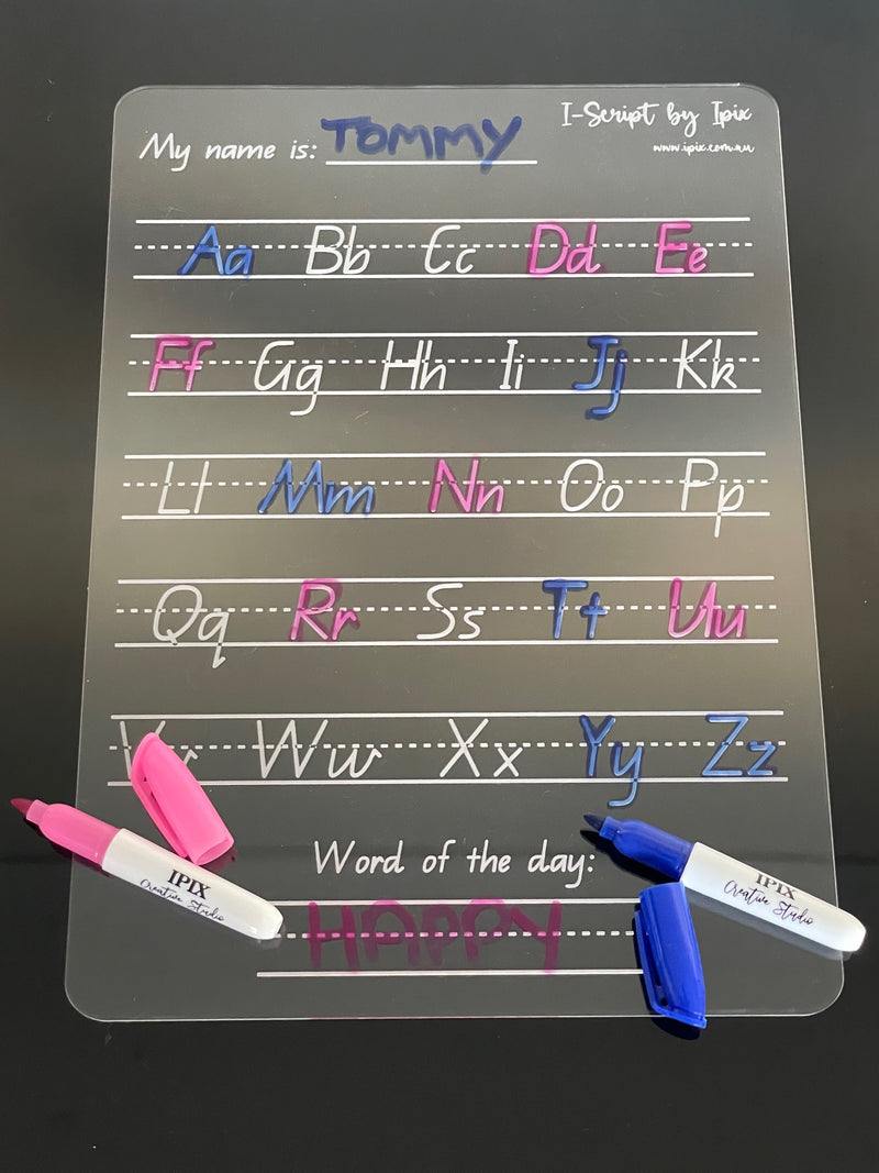 I-Scribe Learning Alphabet Trace Board