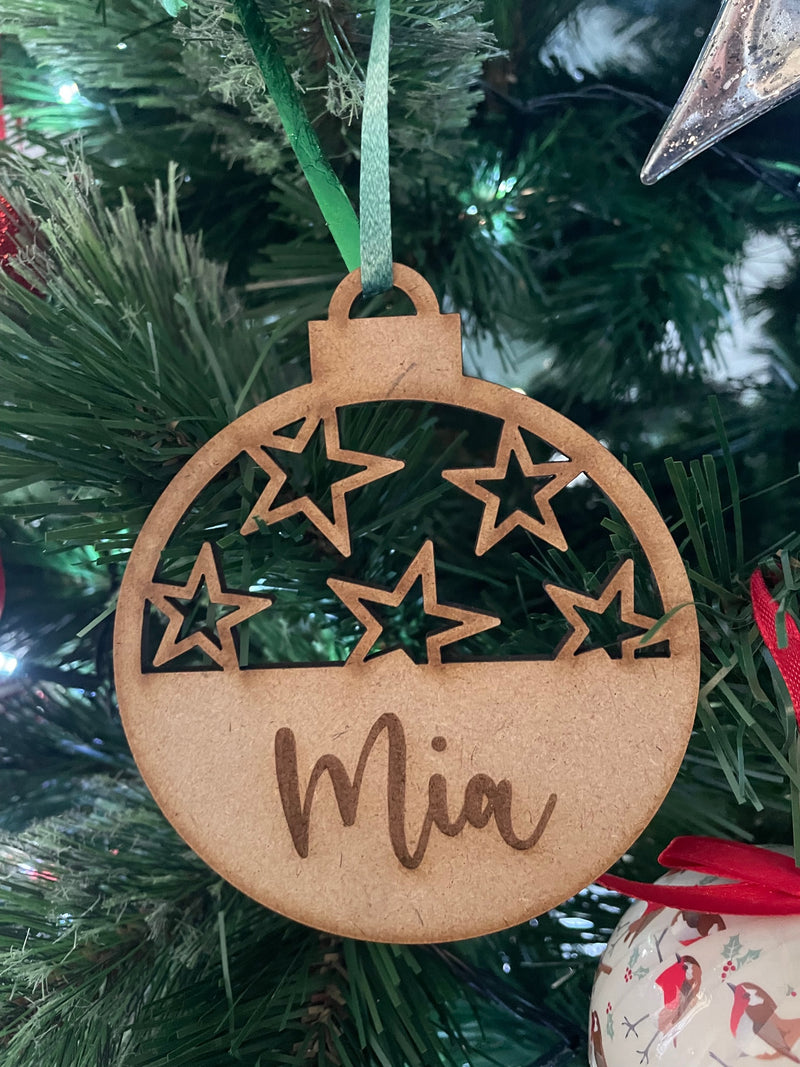 Personalised Christmas Tree Ornament / Bauble