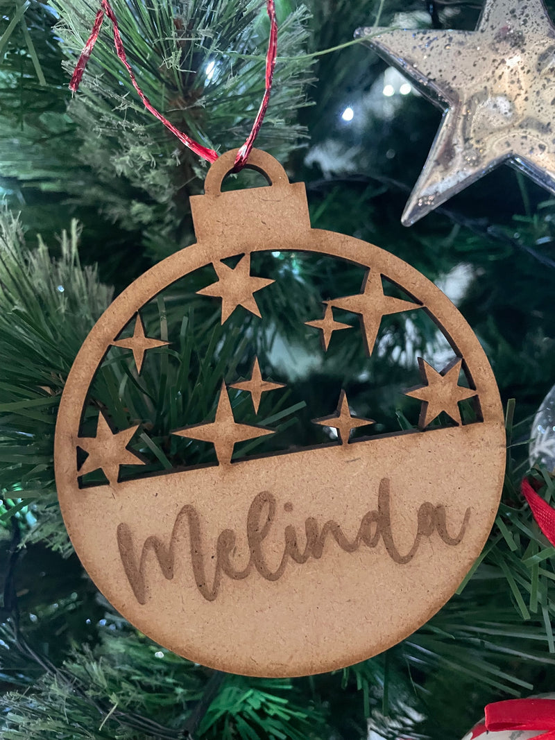 Personalised Christmas Tree Ornament / Bauble