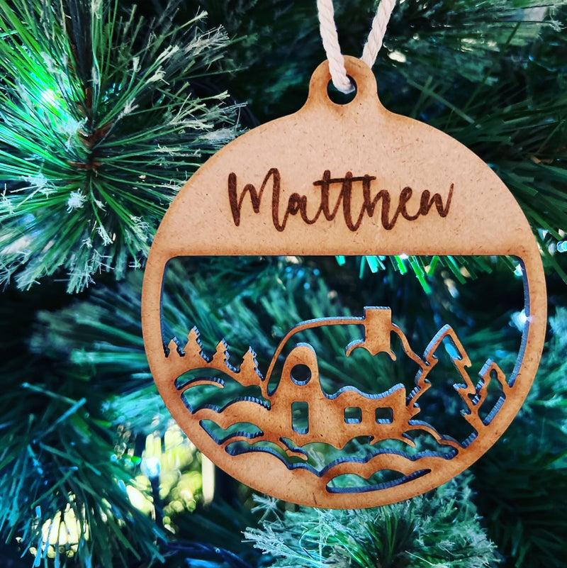 Personalised Christmas Tree Ornament / Bauble